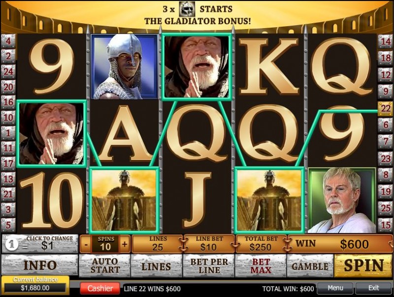 Gladiator Slots - Microgaming